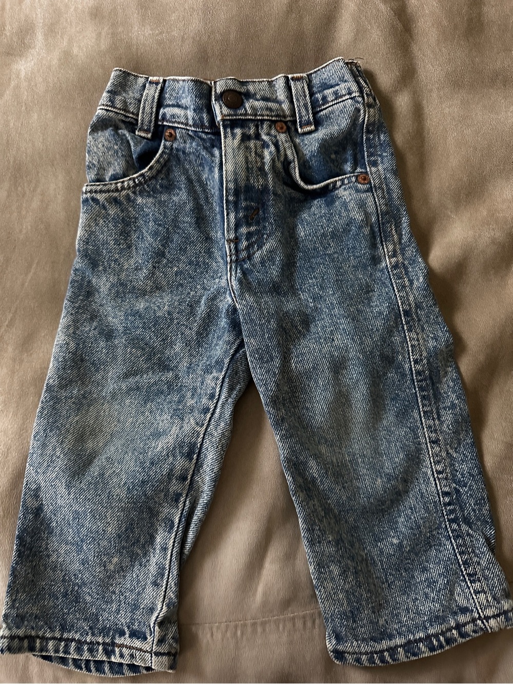 Vintage Levi’s Orange Tab Kids Blue Denim Jeans Size 2T